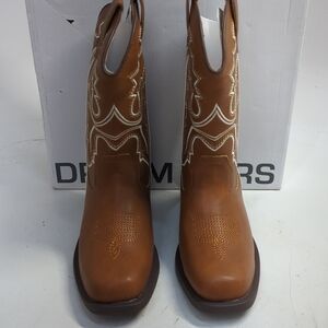 Dream Pairs Brown Western Cowboy Men's Boots US 12